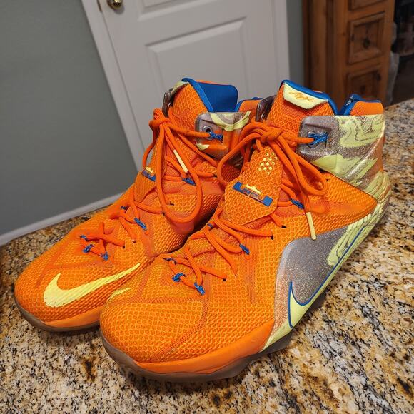 Nike Lebron 12 Basketball Shoes, Item ID 684593-870, Size US 15 main image 12